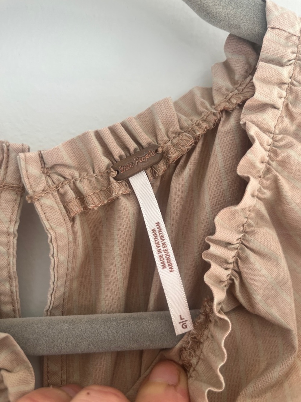Free People Ruffled Neck Tank - Picture 2 of 7